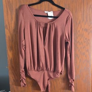 Rust Long Sleeve Bodysuit BOOT Barn